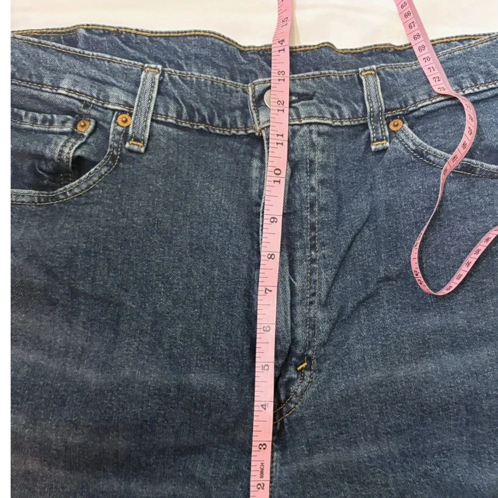 Levi's 505 Dark Wash Straight Leg Denim Jeans 38/29